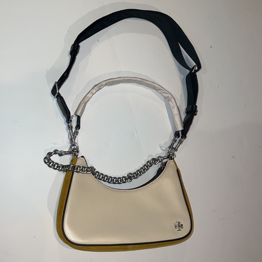Tory Burch 151 Mercer Small Crescent Bag - Picture 3 of 14